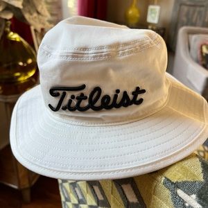 White Titleist Bucket hat
